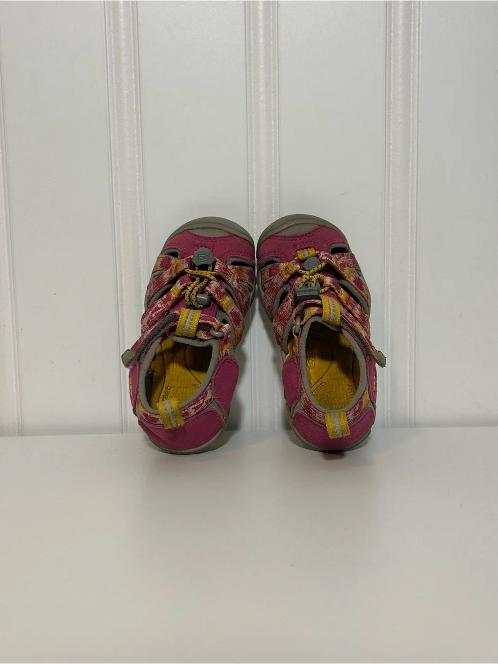 KEEN Newport yellow tie dye Kids' Pink Multi Outdoor Sandal